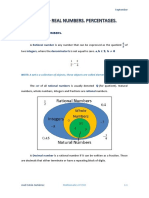 4 ESO Academics - UNIT 01 - REAL NUMBERS AND PERCENTAGES