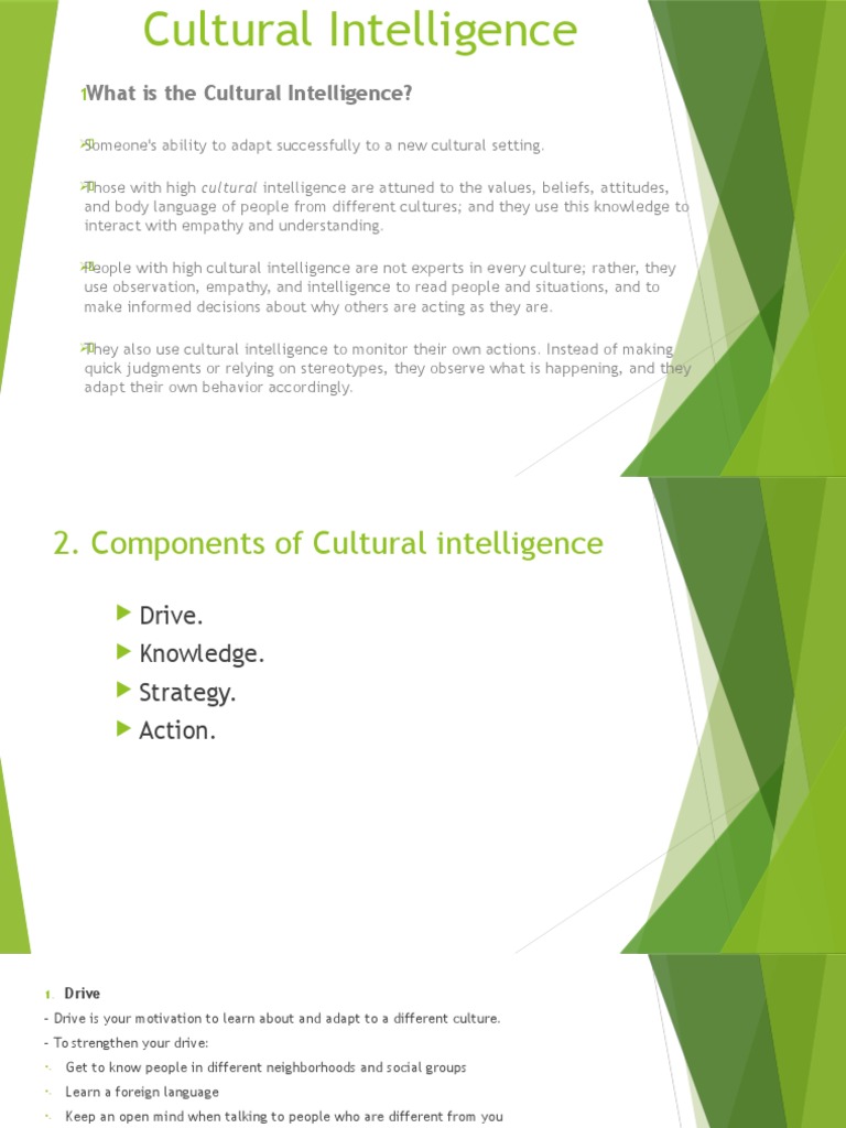 Understanding Cultural Intelligence | PDF | Career & Growth