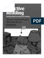 Effective Reading (For Advanced Students), S. Grenall, M. Swan