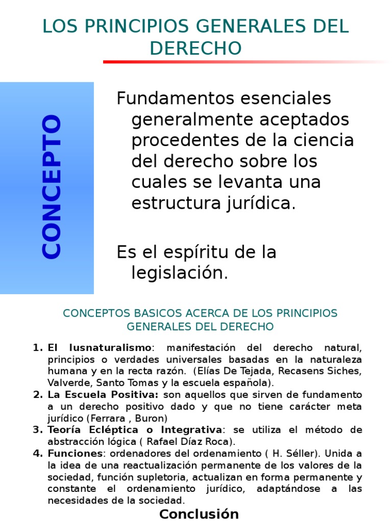 LOS PRINCIPIOS GENERALES DEL DERECHO.pptx La Ley natural Fuentes del derecho