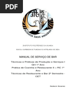 Manual Serviço de Bar 2011