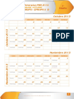 Programa Curso Octubre Calendario