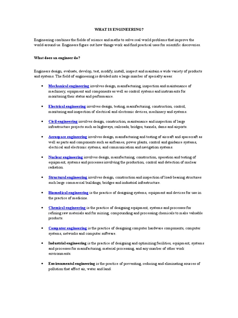 What Is Engineering | PDF