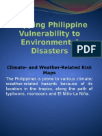 Mapping Philippine Vulnerability To Environmental Disasters
