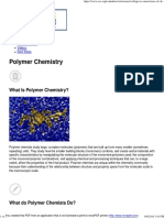 What Is Polymer Chemistry?