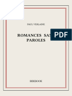 Verlaine Paul - Romances Sans Paroles