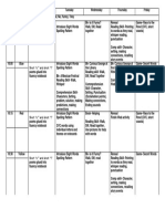 Reading Group Plans