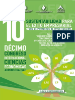 Programa 10º Congreso Internacional de Ciencias Económicas