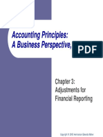 Accounting Principles: A Business Perspective, 8e: Adjustments For Financial Reporting