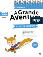 A Grande Aventura - Fichas de Avaliação - Língua Portuguesa