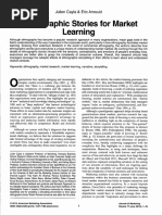 Ethnographic Stories for Market Learning