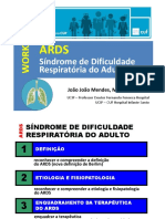 ARDS: Síndrome de Dificuldade Respiratória do Adulto