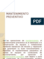 Mantenimiento Preventivo - 002