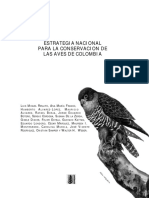 Estrategia Nacional para La Conservacion de Aves PDF