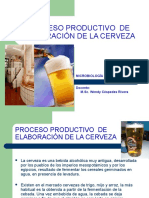 Proceso Productivo de Elaboración de La Cerveza: Microbiología Industrial