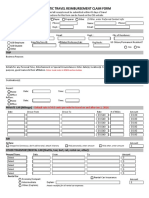 Domestic Travel Form Fillable