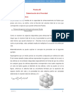 Determinación de La Porosidad - Laboratorio