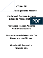 Administración de Recursos de Oficina