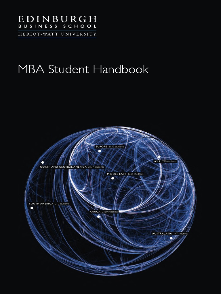 MBA Student Handbook | Postgraduate Education | Master Of Business ...