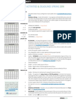 Calendar of Activities Deadlines Spring: WWW - Humboldt.edu/oaa/classes. SHTML