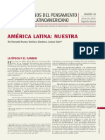 Cuaderno-Del Pensamiento Critico en America Latina