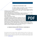 Fisco e Diritto - Corte Di Cassazione Ordinanza n 10675 2010