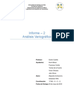 Informe 2 - Evaluación de Yacimientos