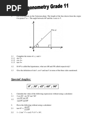 trigonometry trigonometric scribdassets sine identities