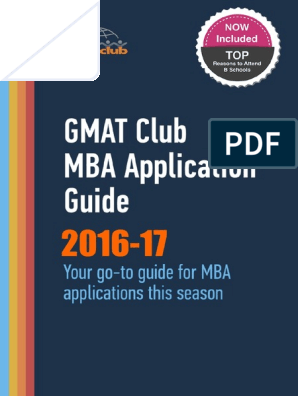 GMAT Club Mba Guide 2016-17 | PDF | Graduate Record Examinations | Graduate  Management Admission Test