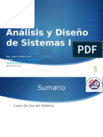 Analisis y Diseño de Sistemas