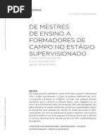 De Mestres de Ensino a Formadores de Campo No Estágio Supervisionado