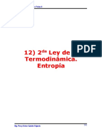 Cap 12 2da Ley de La Termodinamica - Entropia