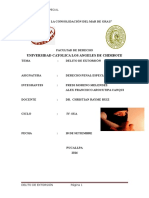 Delito de extorsión: análisis y tipificación