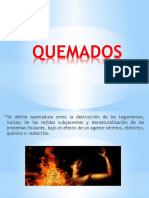 Definición y clasificación de quemaduras