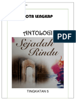 Nota Lengkap Antologi Sejadah Rindu PDF