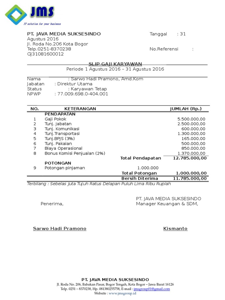 Slip Gaji