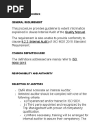 Download Internal Audit ISO 90012015 Procedure by Azizul Azmi Abdul Rani SN325303958 doc pdf