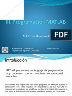III. Programacion MATLAB