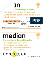 mean median and mode