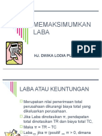 Maksimalkan Laba