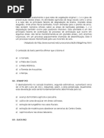 Lista Vegetação Gabarito