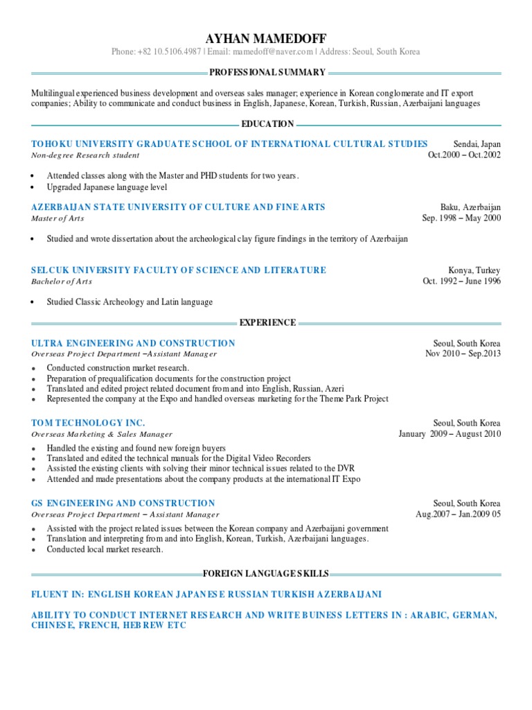 Multilingual Business Development Expert | PDF | Language Arts & Discipline