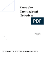 Derecho Internacional Privado II