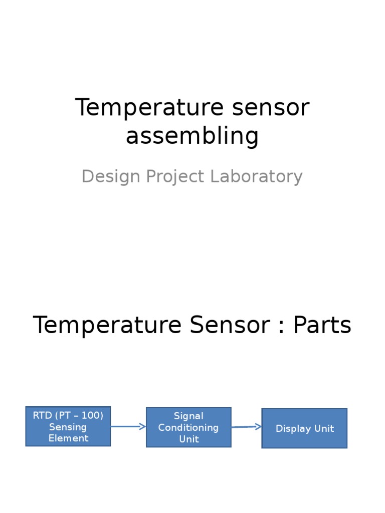 Design of Temperature Sensor | PDF | Technology & Engineering