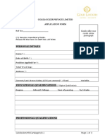 Personal Details: Goldlocker Private Limited Application Form