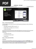 Android Studo Tutorial