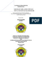 Contoh Format Cover Dan Pengesahan Laporan Praktikum Basis Data