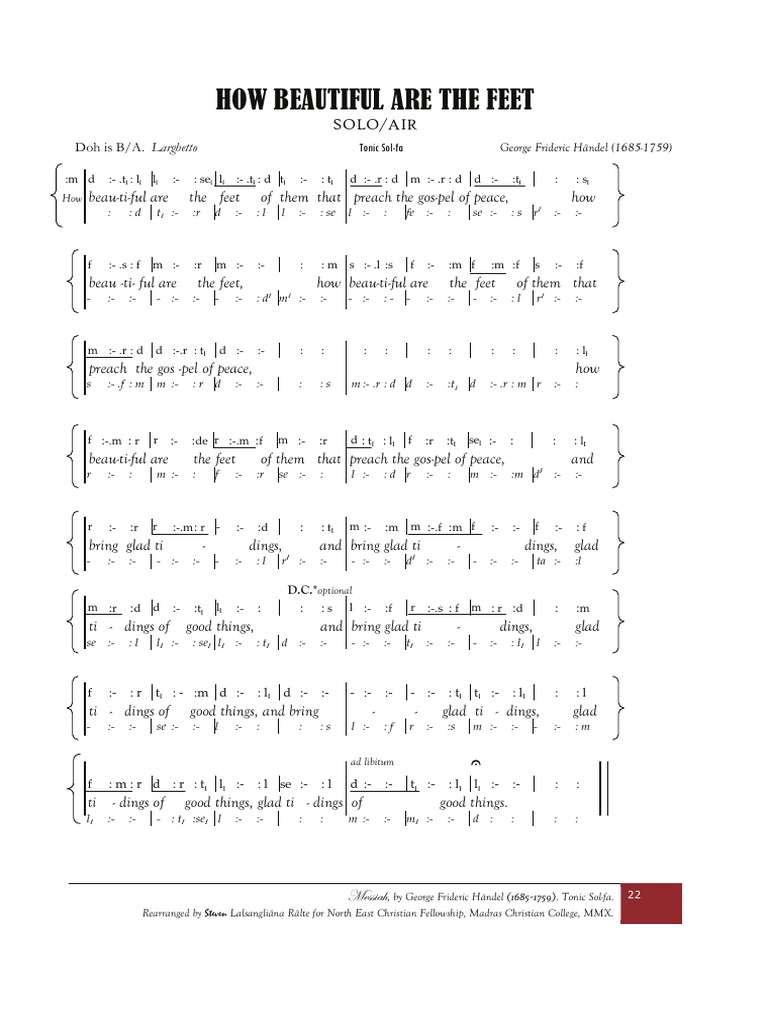 Songs in Tonic Solfa Music Theory Musical Compositions