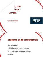 Liderazgo o Tras Una Vida de Calidad