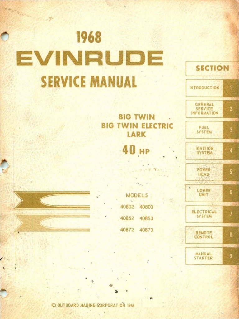 Evinrude Outboard Motors visual data 8